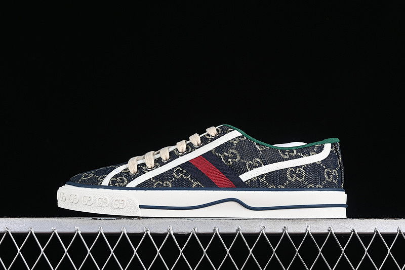 Gucci Gucci TENNIS 1977 PRINT SNEAKER WHITE/RED/GREEN/YELLOW · 02JPO9064, photo 1