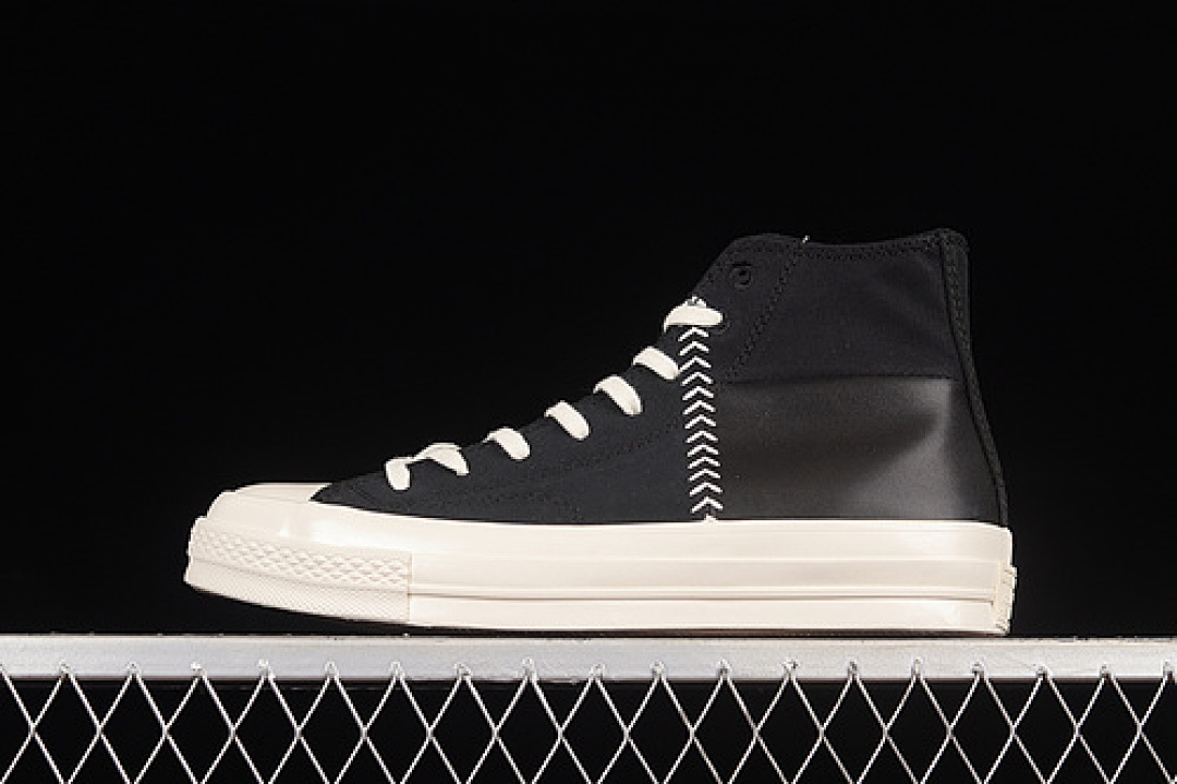 Converse [173131C]-[CHUCK TAYLOR ALL-STAR 70 CRAFTED LEATHER HIGH BLACK/EGRET/UNIVERSITY (RED]), photo 1