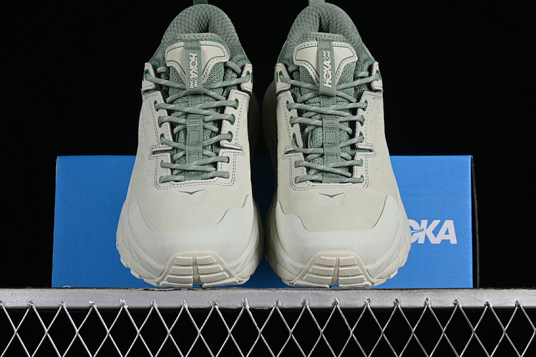 Hoka [1123114 CTBS]-[HOKA ONE KAHA LOW GTX GREY/GREEN]-[WOMAN:36-39]-[MAN:40-45] - Image 13