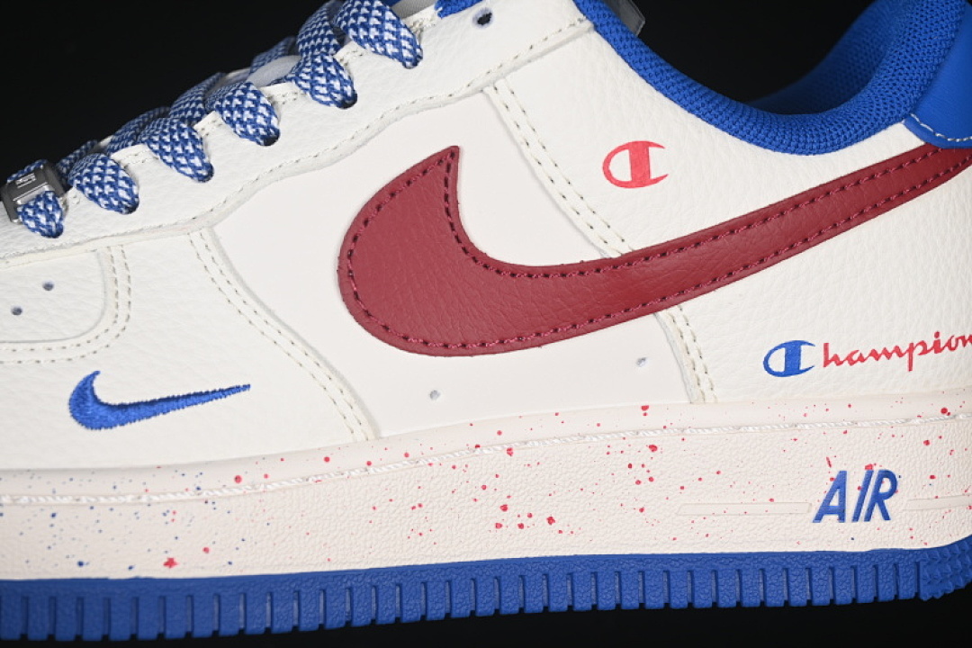 Nike [QW5606-266]-[AIR FORCE 1 07 LOW WHITE/BLUE/RED]-[WOMAN:36-39]-[MAN:40-45] - Image 8