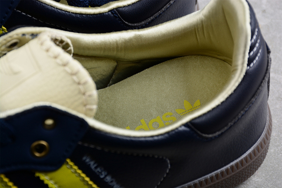 Adidas [S42595]-[WALES BONNER SAMBA SHOES COLLEGIATE NAVY/CREAM WHITE/YELLOW]-[UNISEX:35-45] - Image 7