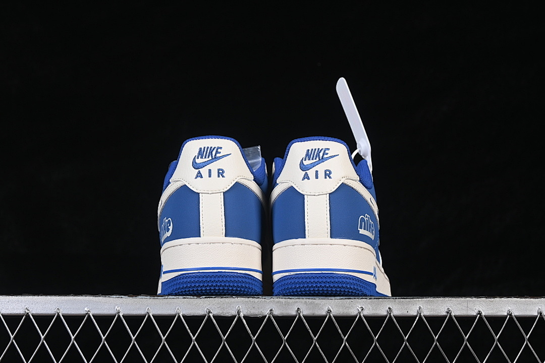 Nike [XD9314-612]-[AIR FORCE 1 07 LOW CASUAL SNEAKERS NAVY BLUE/WHITE]-[WOMAN:36-39]-[MAN:40-45] - Image 13
