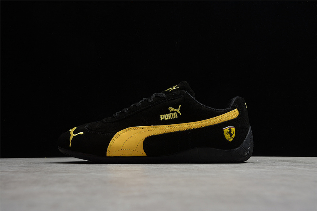 Puma [300833-02]-[FUTURE CAT LEATHER SF BLACK/BLACK/YELLOW]-[WOMAN:36-39]-[MAN:40-45], photo 1
