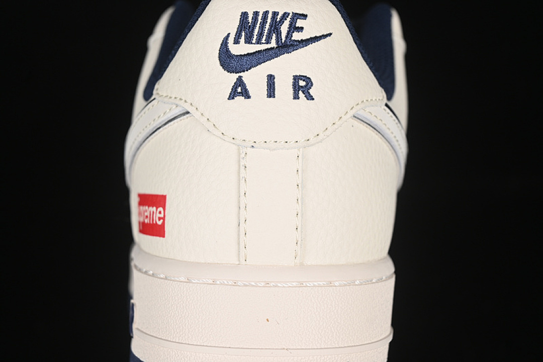 Nike [HH7518-057]-[AIR FORCE 1 07 LOW SUPREME OFF WHITE/BLUE/RED]-[WOMAN:36-39]-[MAN:40-45] - Image 7
