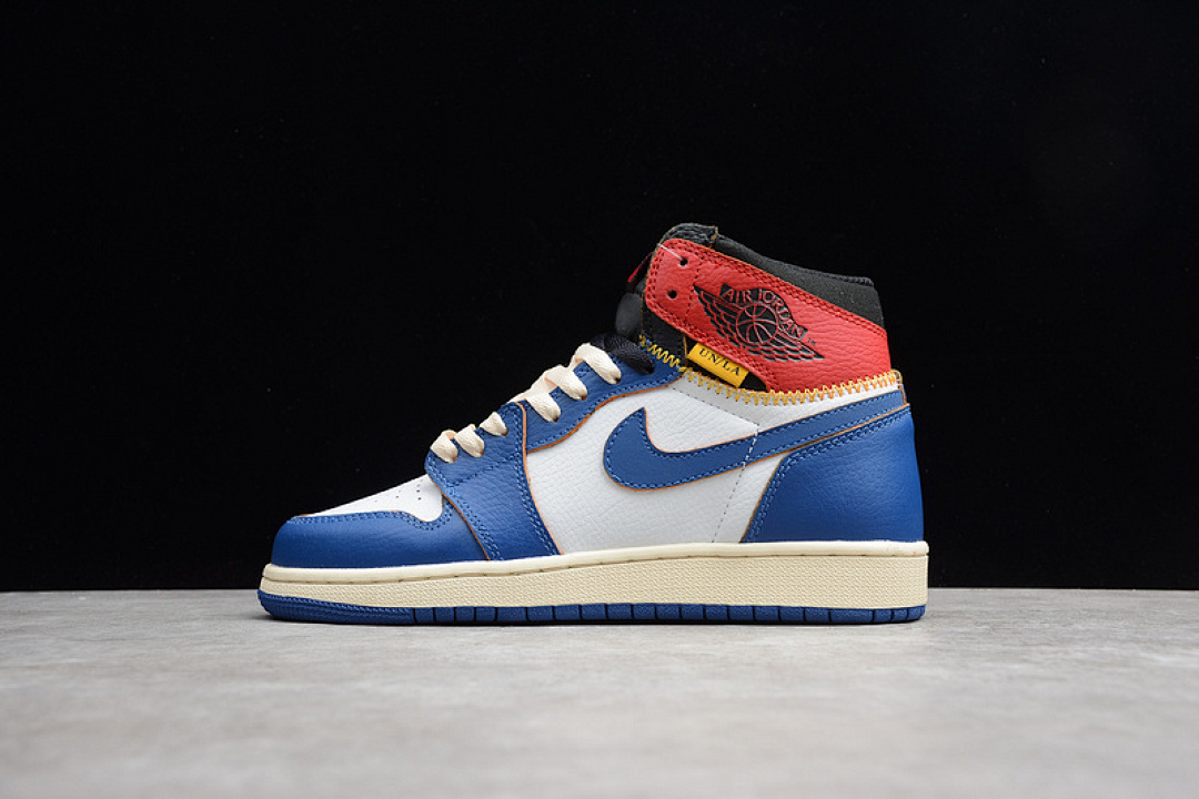 Jordan AIR Jordan 1 RETRO HIGH NRG/UN WHITE/STORM BLUE-VARSITY RED · BV1300-146, photo 1
