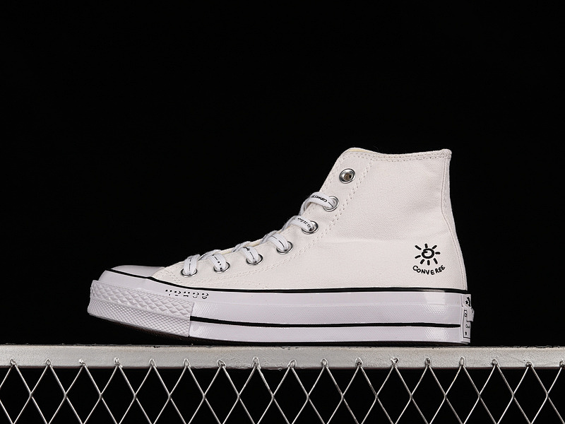Converse Converse CHUCK TAYLOR ALL-STAR 70S HIGH WHITE/BLACK/EGRET · A03751C, photo 1