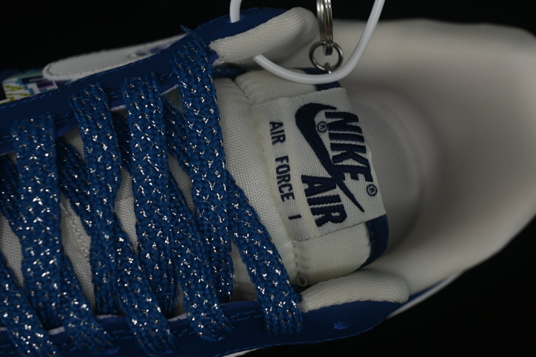 Nike [KJ1688-009]-[AIR FORCE 1 07 LOW WHITE/BLUE]-[WOMAN:36-39]-[MAN:40-45] - Image 9