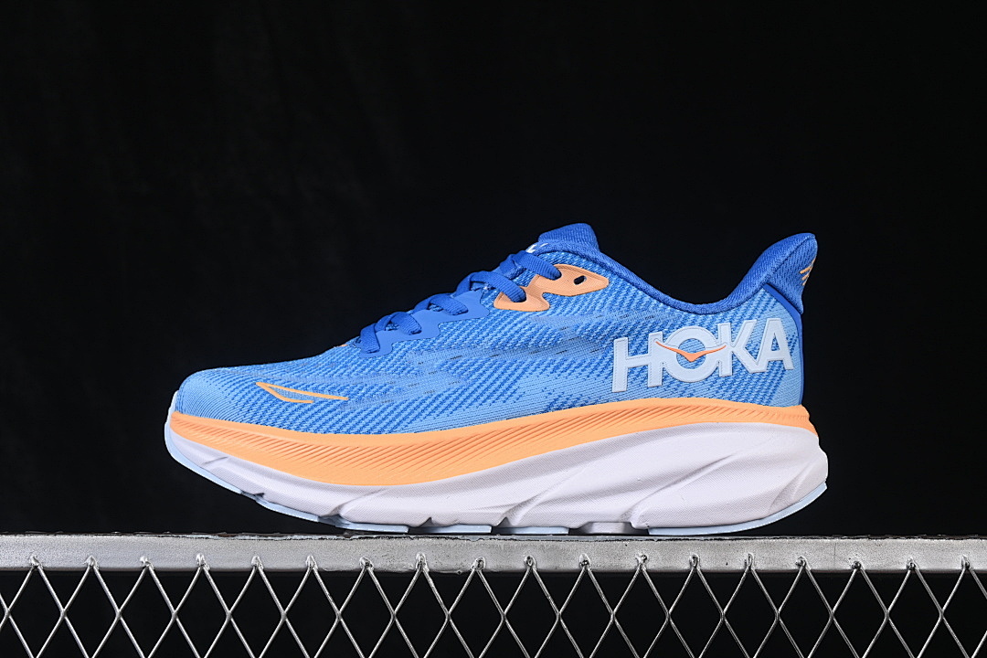 On Running [1132210-CSAA]-[KNITTED MESH RUNNING SHOES BLUE/ORANGE/WHITE]-[WOMAN:36-39]-[MAN:40-45] - Image 2