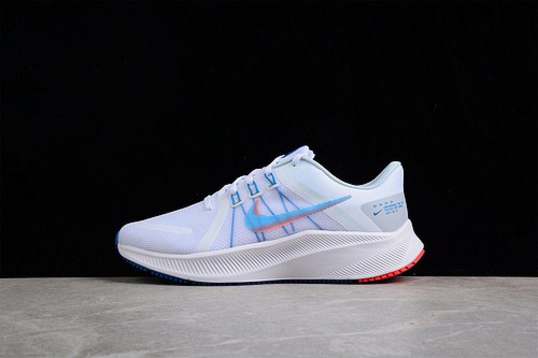 Unbranded [DA1105-101]-[QUEST 4 RUNNING SHOES WHITE/PURE PLATINUM/IMPERIAL BLUE]-[MAN:39-45], photo 1