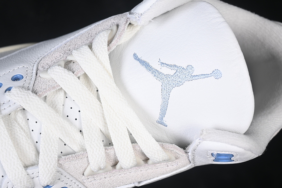 Unbranded [CT8532-101]-[JORDAN 3 RETRO SUMMIT WHITE/BLUE-PHOTON DUST-PURE PLATINUM-SAIL]-[MAN:40-48.5] - Image 9