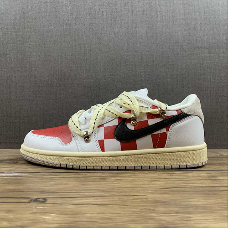 Jordan AIR Jordan 1 LOW WHITE/BLACK/UNIVERSITY RED · CZ0775-100, photo 1