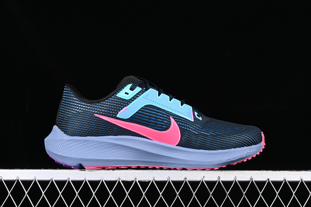 Nike [FB7180-001]-[AIR ZOOM PEGASUS 40 BLACK/PINK/BLUE]-[WOMAN:36-39]-[MAN:40-46] - Image 16
