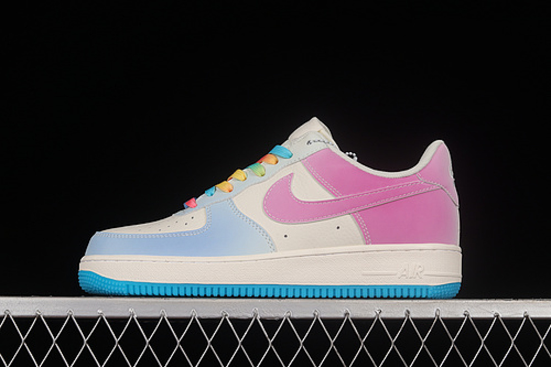 Nike [DD3396-131]-[AIR FORCE 1 LOW 07 WHITE/WHITE/MULTI-COLOR]-[WOMAN:36-39]-[MAN:40-45], photo 1