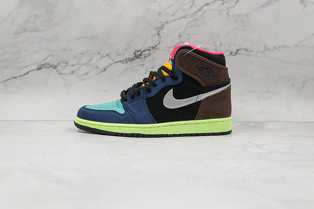 Jordan [555088-201]-[AIR JORDAN 1 HIGH OG BIO HACK AROQUE BROWN/BLACK-LASER ORANGE-RACER (PINK]), photo 1