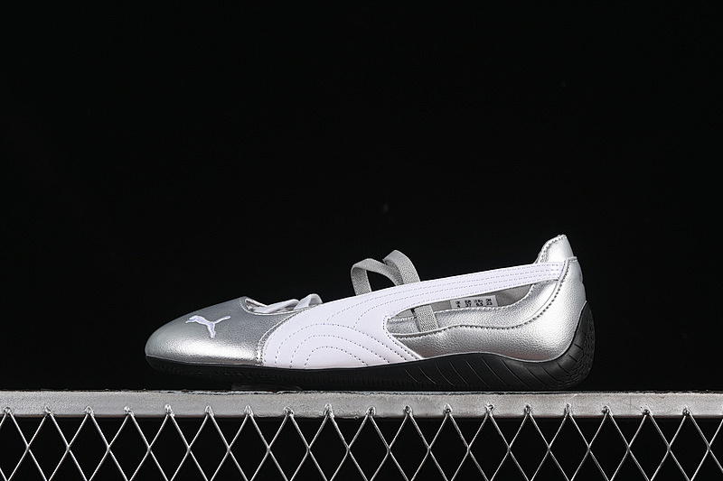 Puma Puma SPEEDCAT BALLET LTH SILVER/WHITE · 401581-01, photo 1