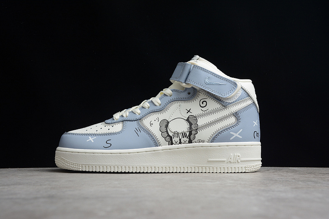 Nike Nike AIR FORCE 1 MID BLUE/BLUE/WHITE · CW2308-211, photo 1