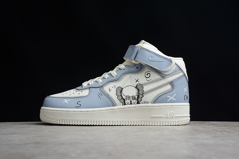 Nike Nike AIR FORCE 1 MID BLUE/BLUE/WHITE · CW2308-211, photo 1