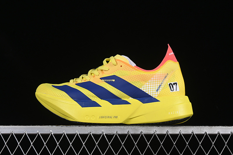 Adidas Adidas ADIZERO ADIOS 4 M PURE SULFUR/LUCID BLUE/LUCID RED · JR6373, photo 1