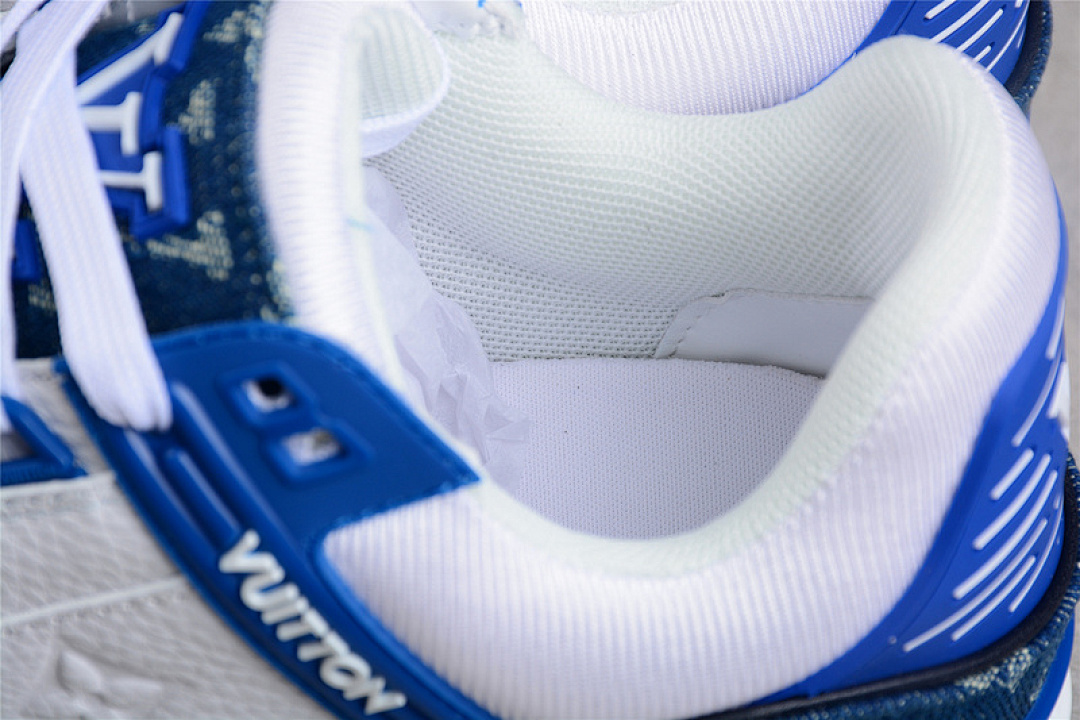 Louis Vuitton [L*V TRAINER SNEAKERS DARK BLUE/WHITE/DARK BLUE]-[MAN:38-45] - Image 7