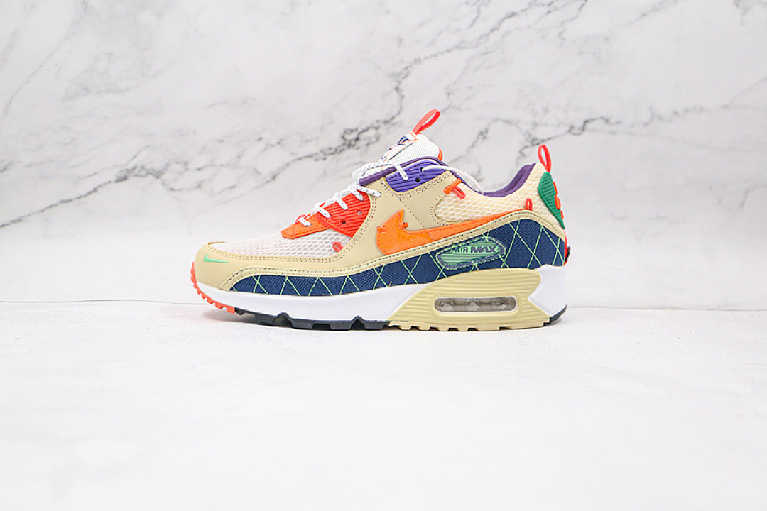 Unbranded [CZ9078-784]-[AIR MAX 90 MOUNTAINEERING TEAM GOLD/COASTAL BLUE/CAMELLIA/TOTAL ORANGE]-[36-45], photo 1