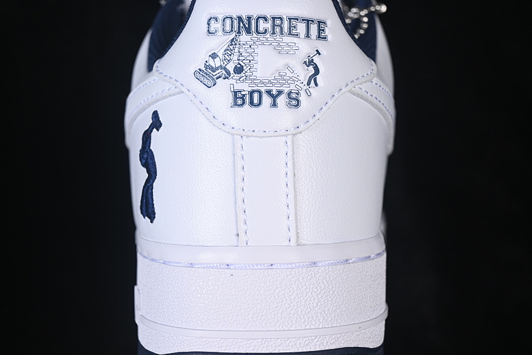 Nike [IB5720-100]-[AIR FORCE 1 LOW WHITE/WHITE/MIDNIGHT NAVY/DARK POWDER BLUE]-[MAN:40-47.5] - Image 7