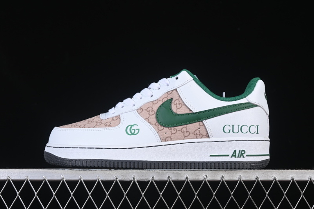 Nike [AH8462-004]-[AIR FORCE 1 07 LOW WHITE/BROWN/GREEN]-[WOMAN:36-39]-[MAN:40-45] - Image 2