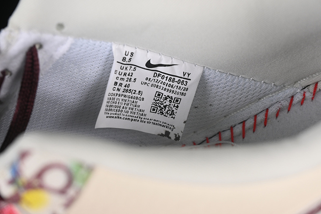Nike [DF0188-063]-[AIR FORCE 1 07 LOW BEIGE/RED]-[WOMAN:36-39]-[MAN:40-45] - Image 6