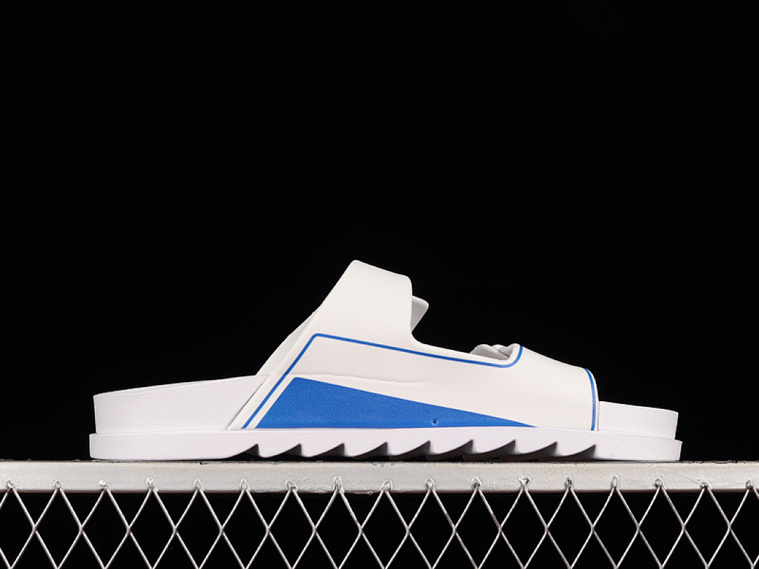 Louis Vuitton [L*V TREND CLASSIC SLIPPERS WHITE/WHITE/BLUE]-[WOMAN:35-39]-[MAN:40-45] - Image 10