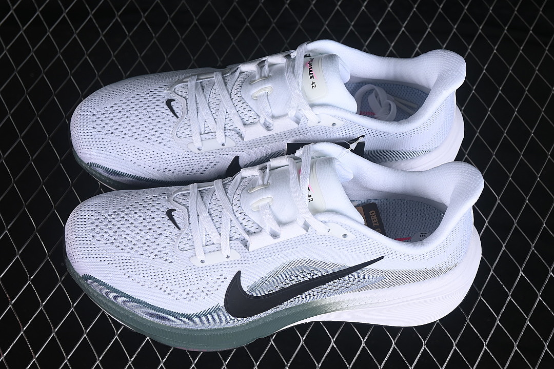 Nike [IB1873-110]-[AIR ZOOM PEGASUS 42 WHITE/MINERAL SLATE/HYPER PINK/BLACK]-[WOMAN:39]-[MAN:40-46] - Image 11