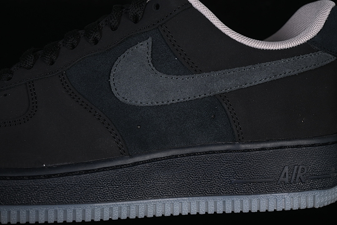 Nike [IQ9791-001]-[AIR FORCE 1 07 LOW BLACK/GREY]-[WOMAN:36-39]-[MAN:40-45] - Image 8