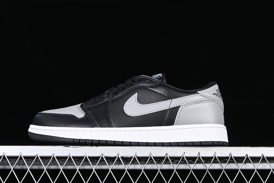 Jordan [705329-003]-[AIR JORDAN 1 RETRO LOW OG SHADOW BLACK/MEDIUM GREY-SAIL]-[UNSIEX:36-45], photo 1
