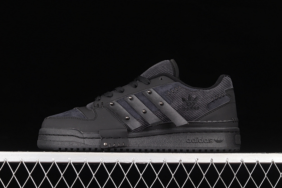 Unbranded [GW8726]-[MELTING SADNESS X FORUM EXHIBIT LOW CORE BLACK/CORE BLACK]-[UNISEX:36-45], photo 1