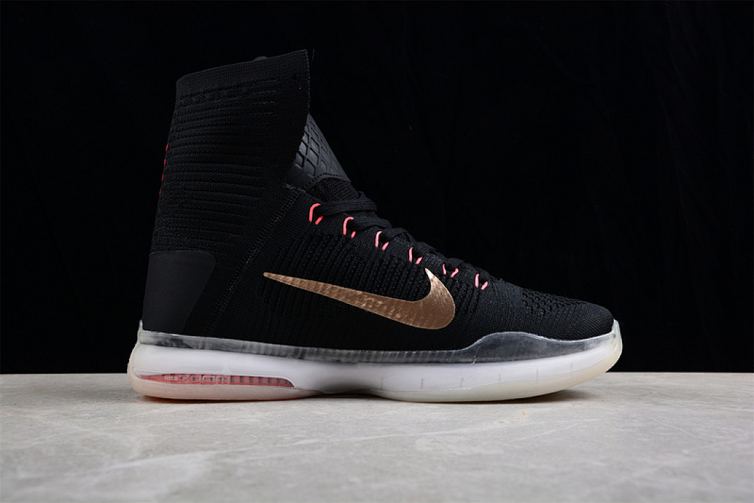 Nike [718763-091]-[KOBE 10 ELITE ROSE GOLD BLACK/WHITE/HOT LAVA/METALLIC RED BRONZE]-[MAN:40-46] - Image 12