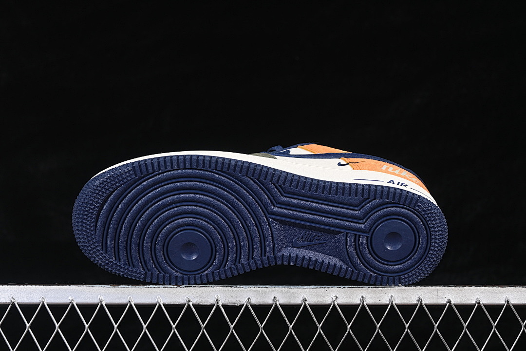 Nike [DF0188-124]-[AIR FORCE 1 07 LOW WHITE/BLUE/GREEN/ORANGE]-[WOMAN:36-39]-[MAN:40-45] - Image 15