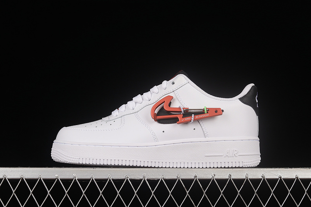 Nike [DH7579-100]-[AIR FORCE 1 LOW 07 PREMIUM CARABINER WHITE/POMEGRANATE/HABANERO RED/BLACK], photo 1
