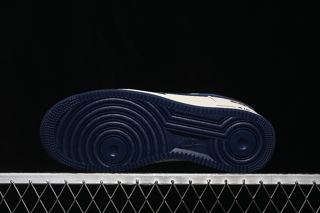 Nike [BK1916-008]-[AIR FORCE 1 07 LOW CASUAL SNEAKERS BEIGE/BLUE/BEIGE]-[WOMAN:36-39]-[MAN:40-45] - Image 15