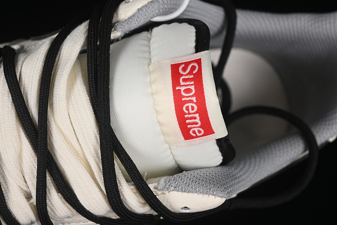 Nike [DM6868-069]-[AIR FORCE 1 07 LOW SUPREME WHITE/GREY/BLACK]-[WOMAN:36-39]-[MAN:40-45] - Image 9