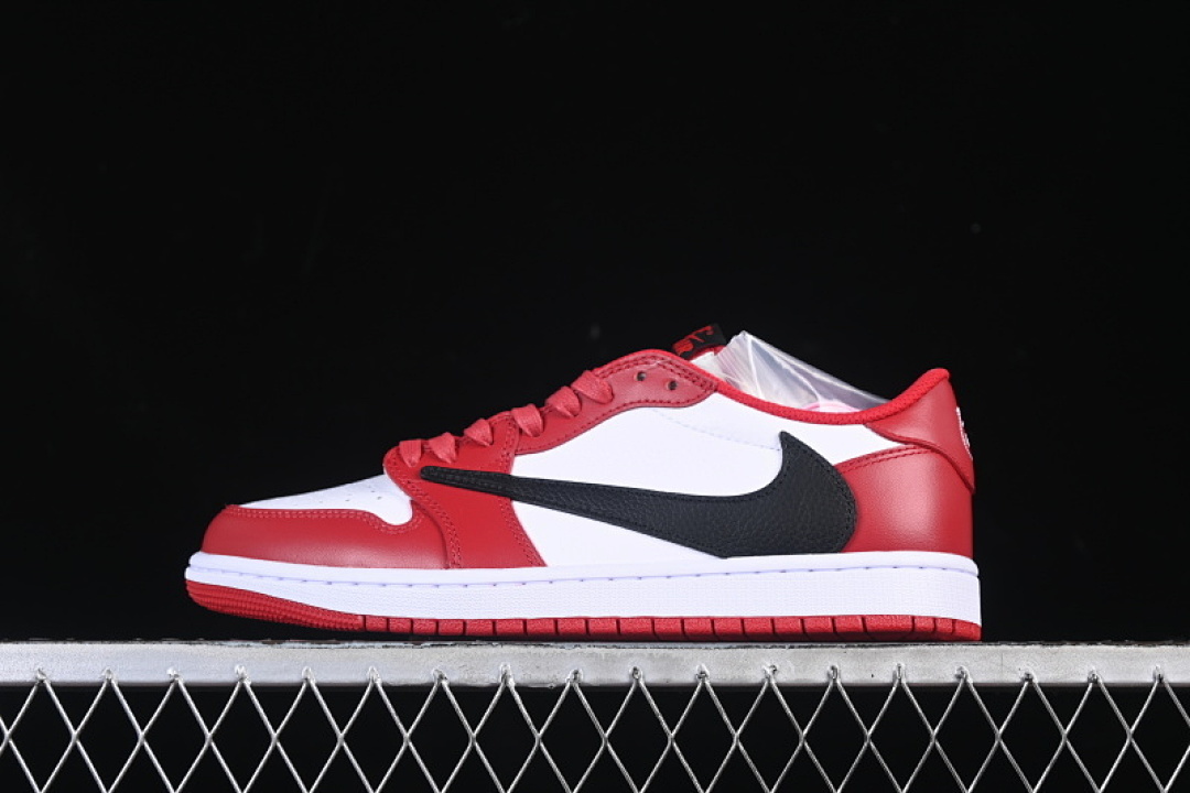 Jordan [DM7866-101]-[AIR JORDAN 1 LOW OG AJ1 BLACK/RED/WHITE]-[WOMAN:36-39]-[MAN:40-48.5], photo 1
