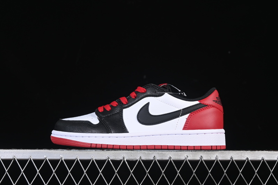 Jordan [CZ0790-106]-[AIR JORDAN 1 LOW CASUAL BASKETBALL RED/WHITE/BLACK]-[WOMAN:35.5-39]-[MAN:40-47.5], photo 1
