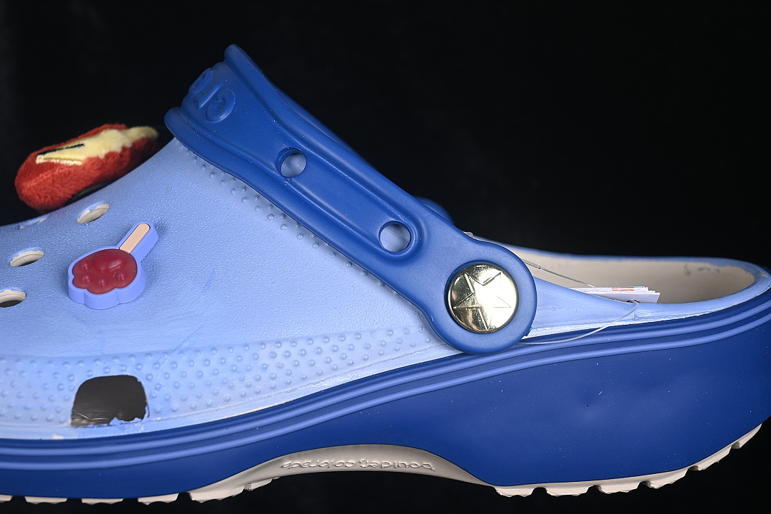 Crocs [CASUAL SLIP-ON SHOES BLUE/BLUE/BLUE]-[WOMAN:36-39]-[MAN:40-46] - Image 7