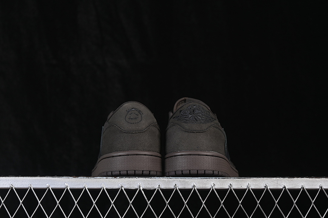 Jordan [DM7866-202]-[TRAVIS SCOTT AIR JORDAN 1 LOW OG BLACK/BLACK/BLACK]-[WOMAN:36-39]-[MAN:40-48.5] - Image 14