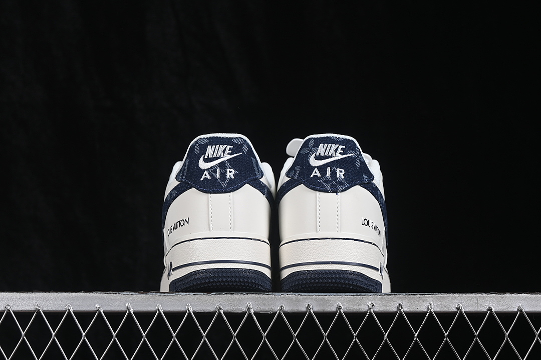 Nike [NH0601-601]-[AIR FORCE 1 07 LOW CASUAL SNEAKERS NAVY BLUE/WHITE]-[WOMAN:36-39]-[MAN:40-45] - Image 13