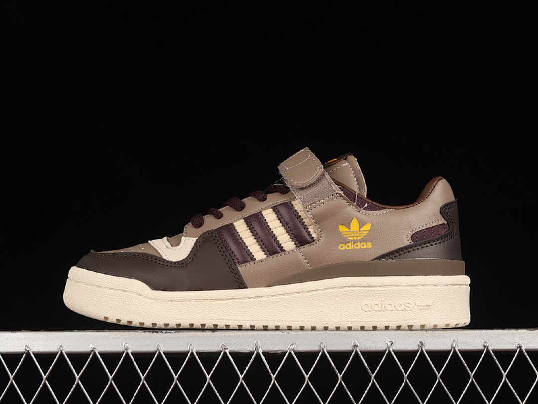 Unbranded [HQ6937]-[FORUM 84 LOW SHOES CHALKY BROWN/SHADOW MAROON/BROWN]-[WOMAN:36-39]-[MAN:40-45], photo 1