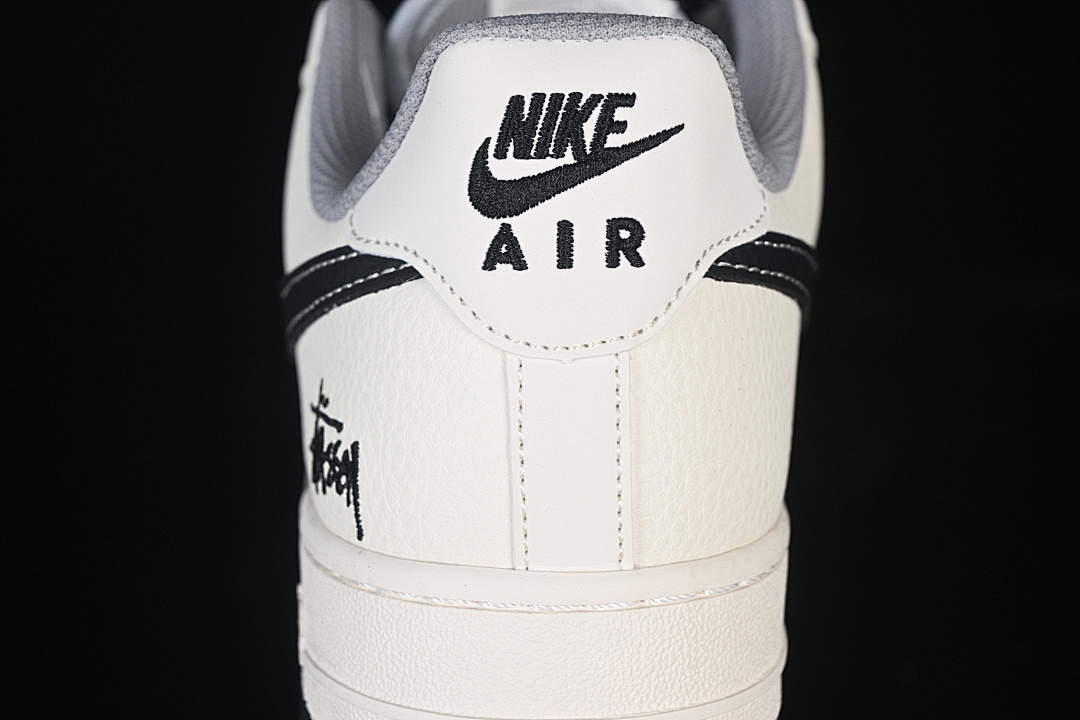 Nike [JS8028-017]-[AIR FORCE 1 07 LOW WHITE/GREY/BLACK]-[WOMAN:36-39]-[MAN:40-45] - Image 7