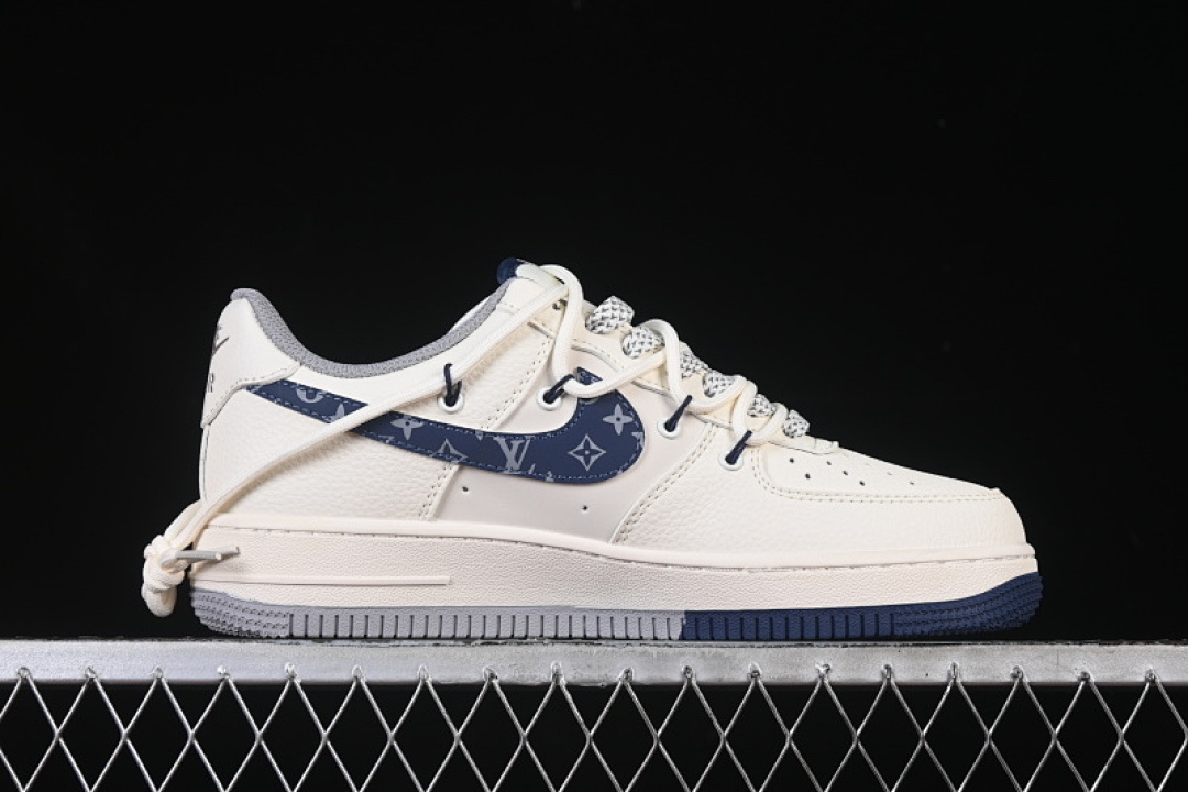 Nike [DM6868-064]-[AIR FORCE 1 07 LOW LV WHITE/GREY/BLUE]-[WOMAN:36-39]-[MAN:40-45] - Image 16