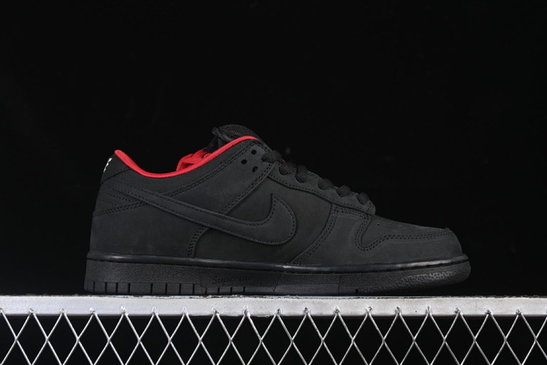 Unbranded [HQ8487-001]-[SUPREME X DUNK LOW JOINTLY TOP CASUAL SNEAKERS BLACK/RED]-[MAN:40-47.5] - Image 15