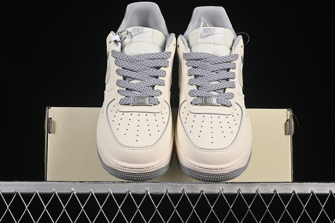 Nike [XX3168-195]-[AIR FORCE 1 07 LOW SUPREME GREY/RED]-[WOMAN:36-39]-[MAN:40-45] - Image 13