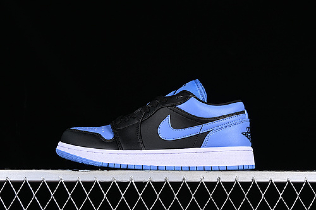 Jordan AIR Jordan 1 LOW AJ1 BLACK/BLUE · 553558-041, photo 1