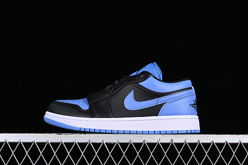 Jordan AIR Jordan 1 LOW AJ1 BLACK/BLUE · 553558-041, photo 1