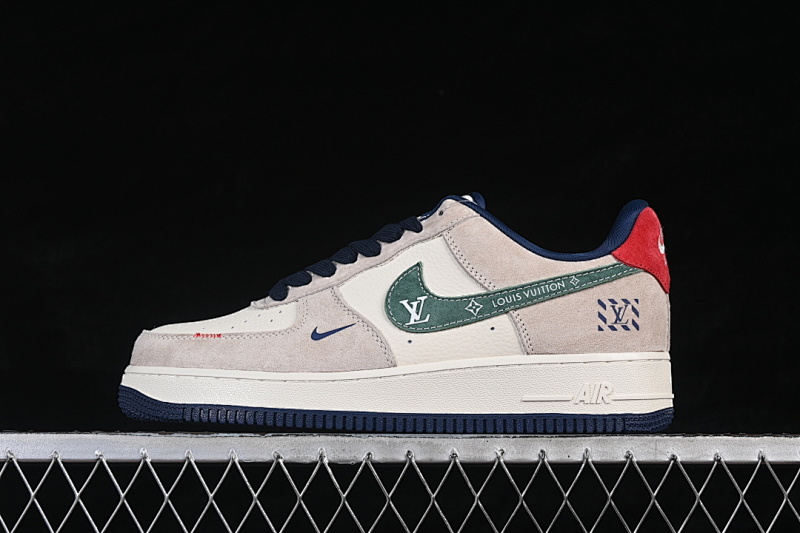 Nike Nike AIR FORCE 1 07 LOW CASUAL SHOES BLUE/GREY/GREEN/GREY · BK1916-001, photo 1